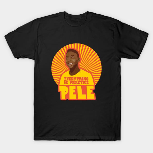 Pele - Famous footballers - brasil T-Shirt by Boogosh